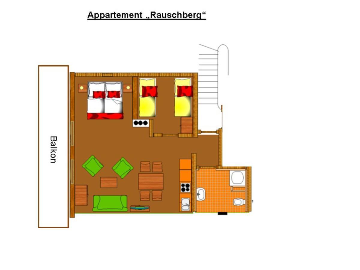 Ahorn-Appartements - Chiemgau Karte อินเซลล์ ภายนอก รูปภาพ