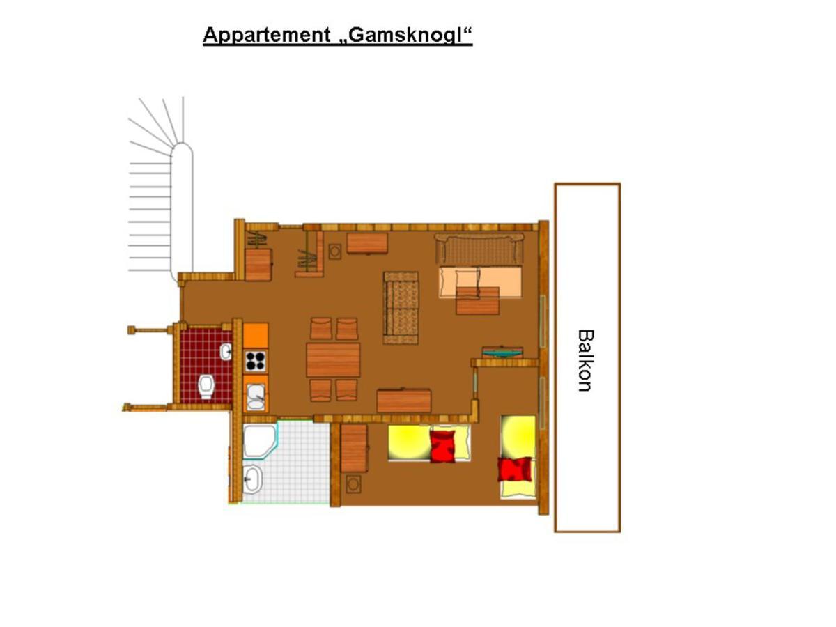 Ahorn-Appartements - Chiemgau Karte อินเซลล์ ภายนอก รูปภาพ